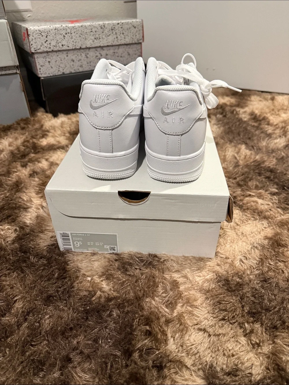Nike White Low-Top Leather Sneakers